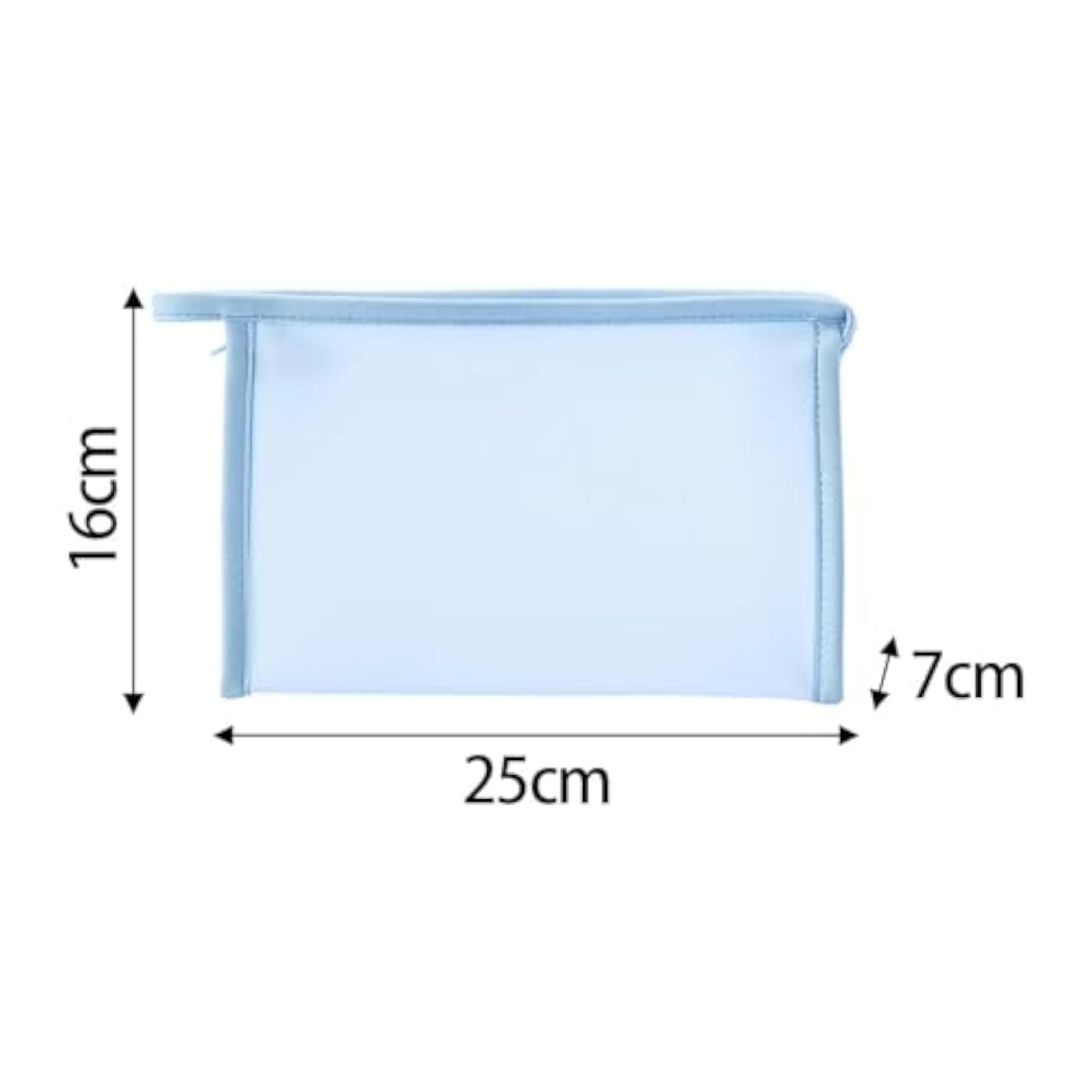 Blue PVC Waterproof Makeup Bag
